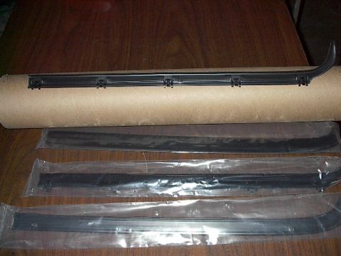 1986 Ford Bronco - New JCW inner and outer door window wipe seals arrived today ! Dropped both door shells and fender off to the paint shop today too !