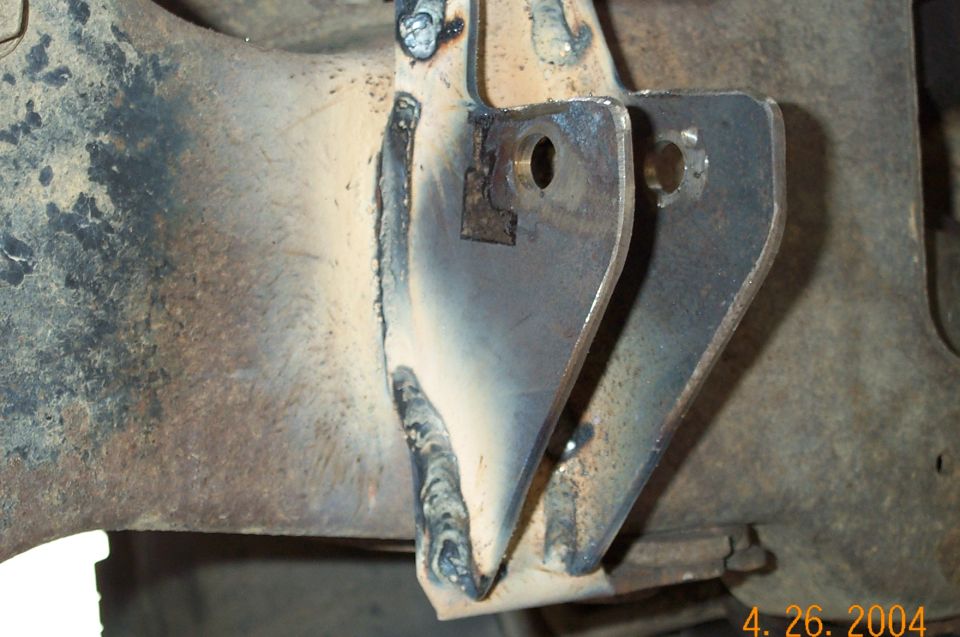 Mount all welded up to the strap.
