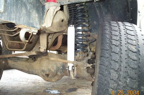 1986 Ford Bronco - Shock in place