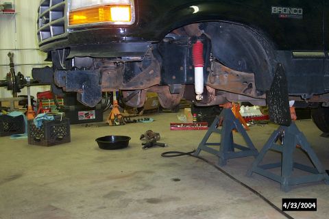 1996 Ford Bronco - Floating front half of Bko