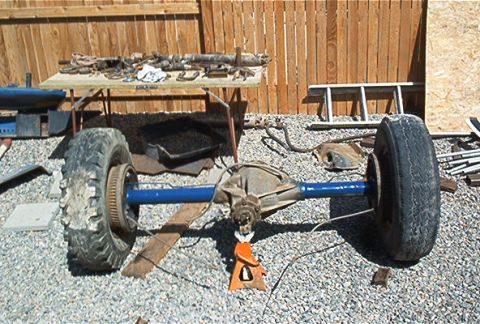 1986 Ford Bronco - Stock perches and shock mounts removed