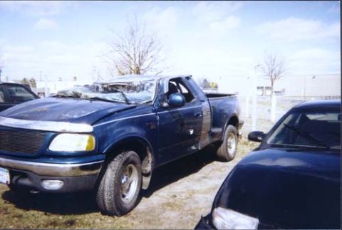 1996 Ford Bronco - T.J. Loftgrens wrecked Ford