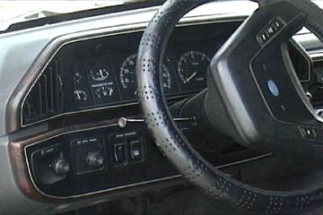 1989 Ford Bronco - Dashboard view of a 1989 Ford Bronco, showing gauges and controls.