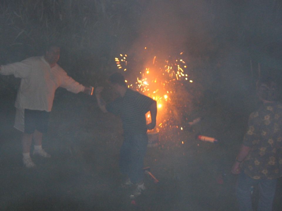 He-man Poser Shots in front of the Roman Candle
