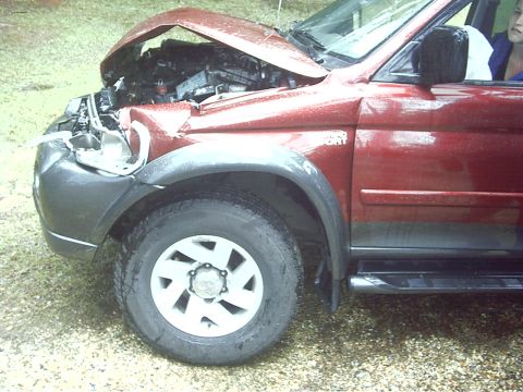 1984 Chevrolet Blazer - see the lost driver and her air bag out