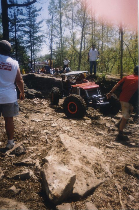1991 Ford Bronco - Rob drops off the "table top" on "Battleship."