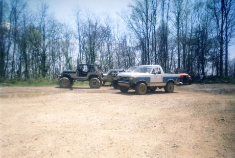 1991 Ford Bronco - First trip 4 wheeling without the top