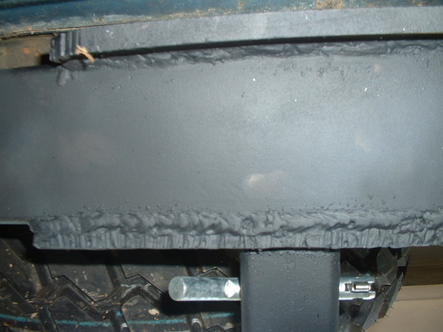 bumper with hitch mounted /sandwitched using 1/2" plating
