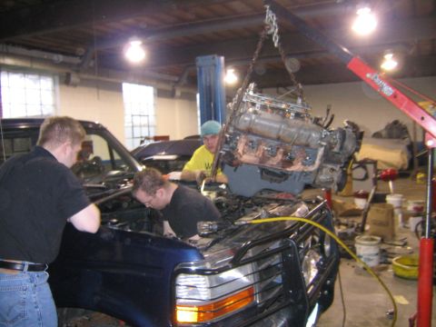 1994 Ford Bronco - new motor going back in