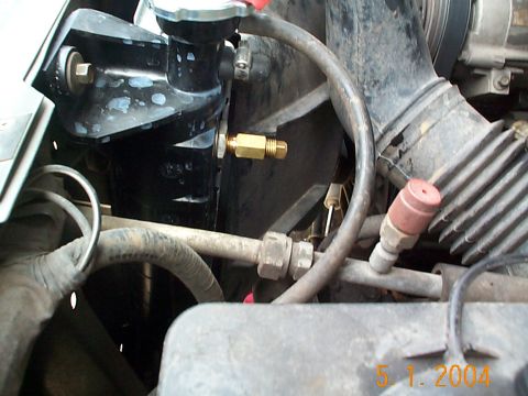 1992 Ford Bronco - Had to buy two plugs, one top and one bottom to seal off the original spot on the radiator where the lines went.