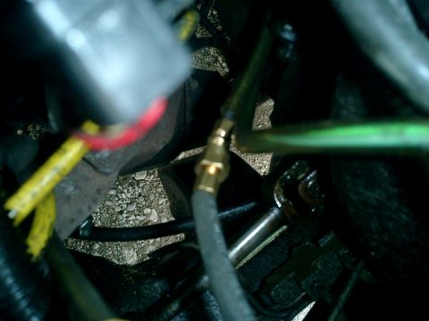 1987 Mercury Grand Marquis - Vacuum Line Splice into firewall Orginal one burnt on manifold Was too short to route properly