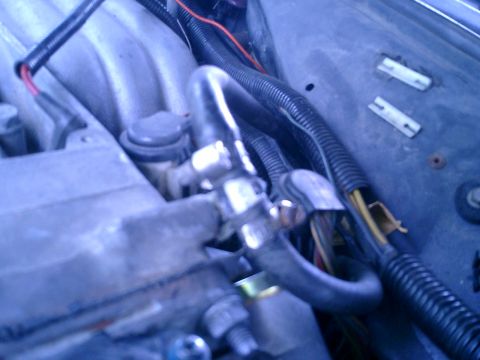 1987 Mercury Grand Marquis - BIC Pen Mod (EGR Spacer leaks even with new gasket) Will fix sometime. Pen is going on 4000mi and still strong.
