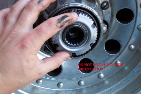 1992 Ford Bronco - Do NOT install the new hub backwards; install it the other way