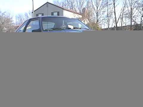 1989 Ford Mustang - This 1989 Ford Mustang is seen from the front quarter angle.