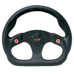 1985 Ford Bronco - leather wheel