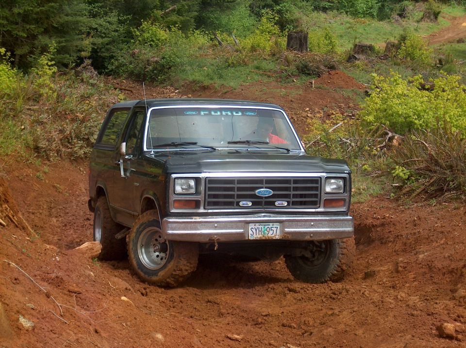 this bronco tried quite afew times but did'nt make it.