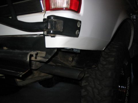 1995 Ford Bronco - End result, removed 3 1/4-3 1/2" on each side.