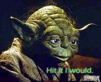 1997 Ford Expedition - This is a picture of Yoda, a character from Star Wars.