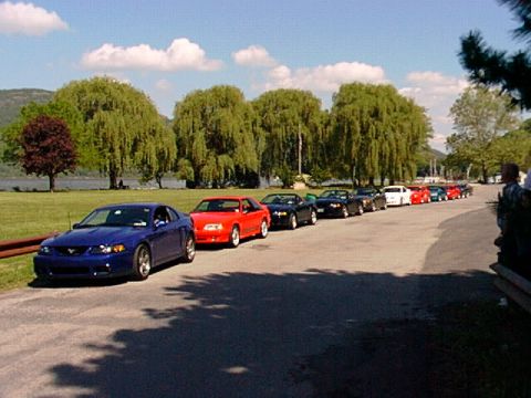 2000 Ford Mustang - another at the park along the Hudson....