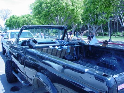 1992 Ford Bronco - This F-150 was rolled and converted to a topless Bronco.