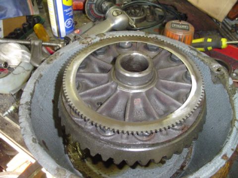 1993 Ford Bronco - lip ground off flush for carrier to housing clearance