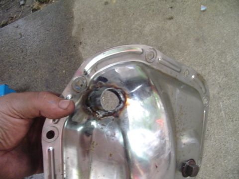 1993 Ford Bronco - drilled out,coped pipe for vss mount