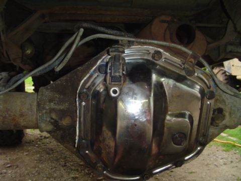 1993 Ford Bronco - just before tack weld to hold it in place