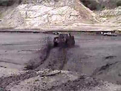 2000 Ford F-450 - Darren checking to see how safe it is to play in