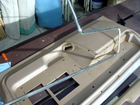 1986 Ford Bronco - Last is the chrome accent rail, a carryover from the 70s. Time to get the chrome polish out.