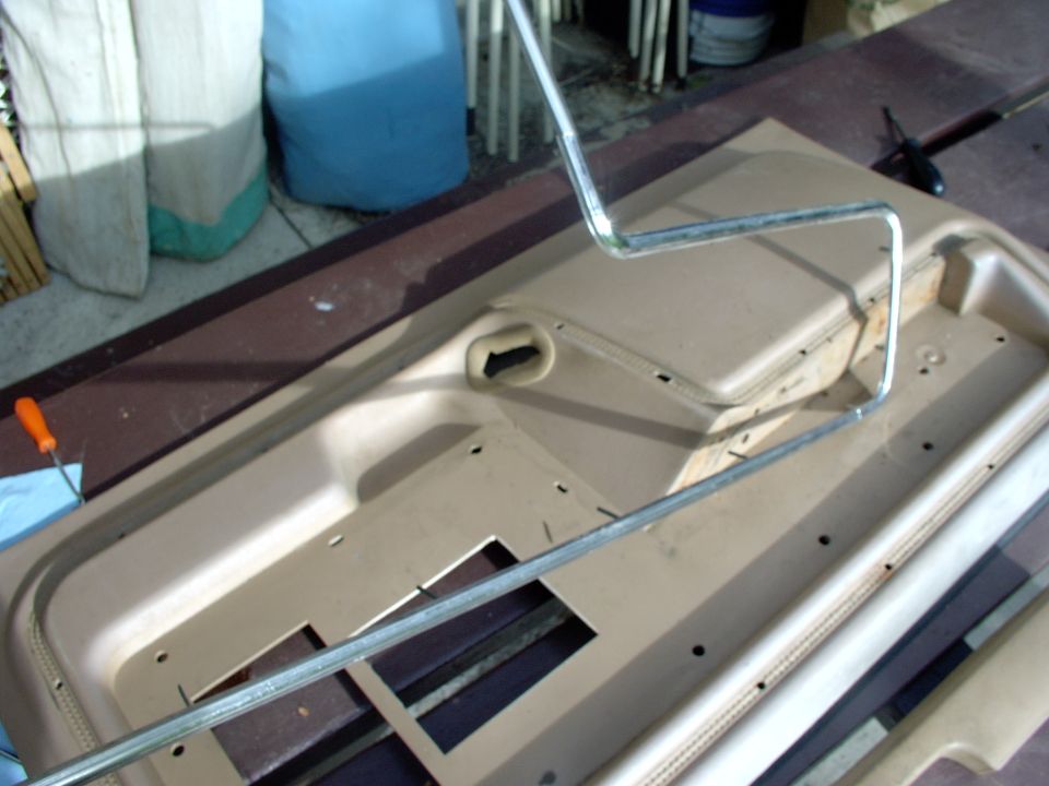Last is the chrome accent rail, a carryover from the 70s.  Time to get the chrome polish out.