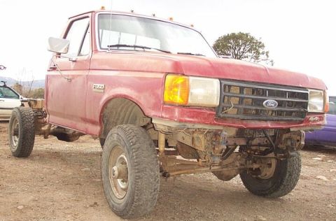 1996 Ford Bronco - 1987 F-350 SAS Doner vehicle, aint she purty?