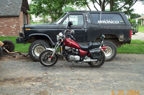 1986 Ford Bronco - My 85 Honda Magna