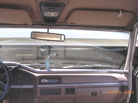 1994 Ford Bronco - Interior view of a 1994 Ford Bronco, equipped with a roll cage. The date 05-20-2004 is visible.