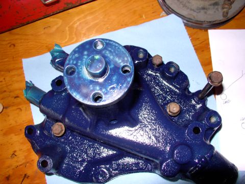 1986 Ford Bronco - Guess the new pump will have to wait until I'm done the TC. With so many sizes of bolts I put them into the new pump's holes, straight from…