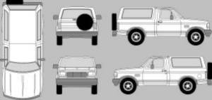 1996 Ford Bronco - Bronco depictions