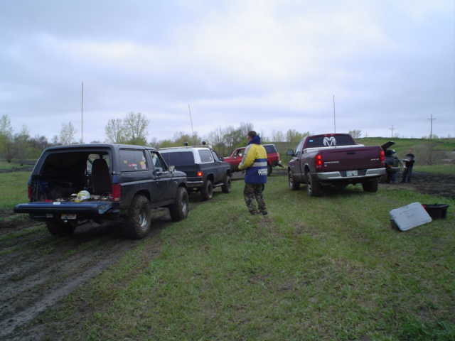The crew.  I was the only Ford, 2 blazers, 1 K10 Pickup and a mostly stock 2001 Dodge that was having some problems before we even got started so he went home.