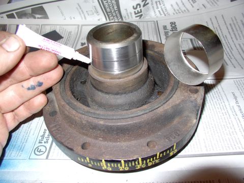 1986 Ford Bronco - The repair sleeve is "wafer thin" and I've used them many times before on Mopars with good success.