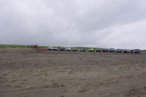 1996 Ford Bronco - Group on the Beach