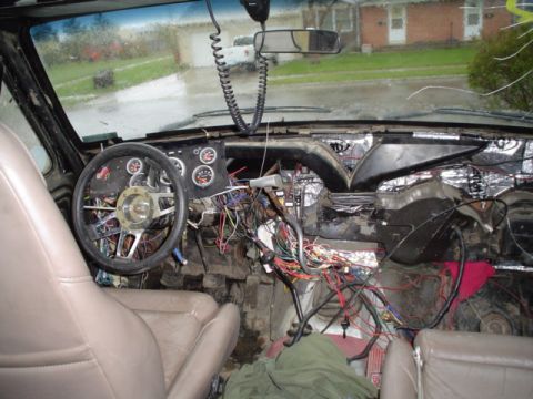 1981 Ford Bronco - And finally for those of you who asked how my dash swap was going... here it is today... not much has changed in about 3 months