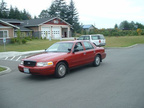 1999 Ford Crown Victoria - Kingston, WA. Parked in front of the North Kitsap Fire & Rescue station.