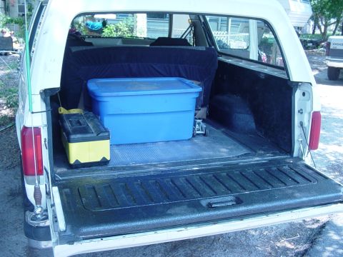 1989 Ford Bronco - The back after