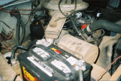 1978 Ford Bronco - Could be a better pic. But wtf is the coffee can for?