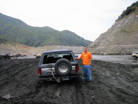 1985 Ford Bronco - posing next to my bronco