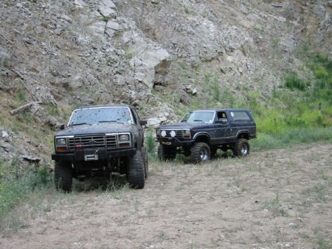 1985 Ford Bronco - me and some other bronco