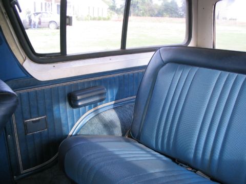 1978 Ford Bronco - Back seat area