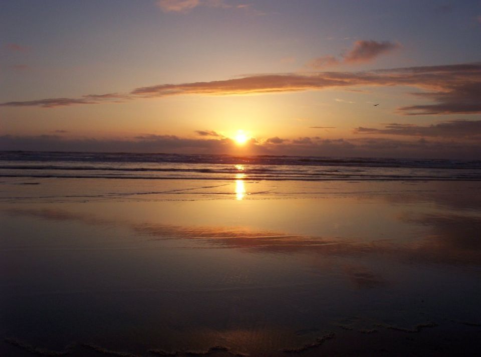 Saturday night sunset