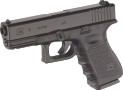 1994 Ford Bronco - A black Glock pistol is shown from the side, displaying text on its slide.