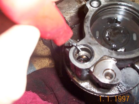 1992 Ford Bronco - I now removed the two other seals with my pick.