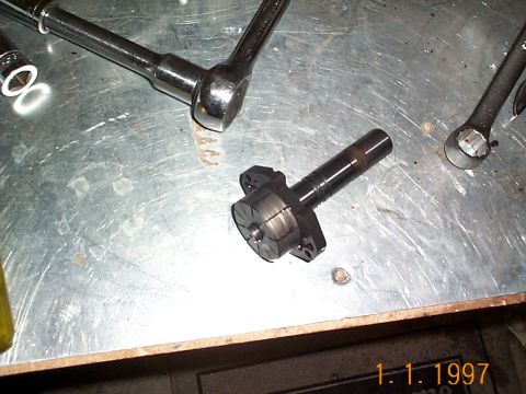 1992 Ford Bronco - Here's the shaft assembly completely removed.