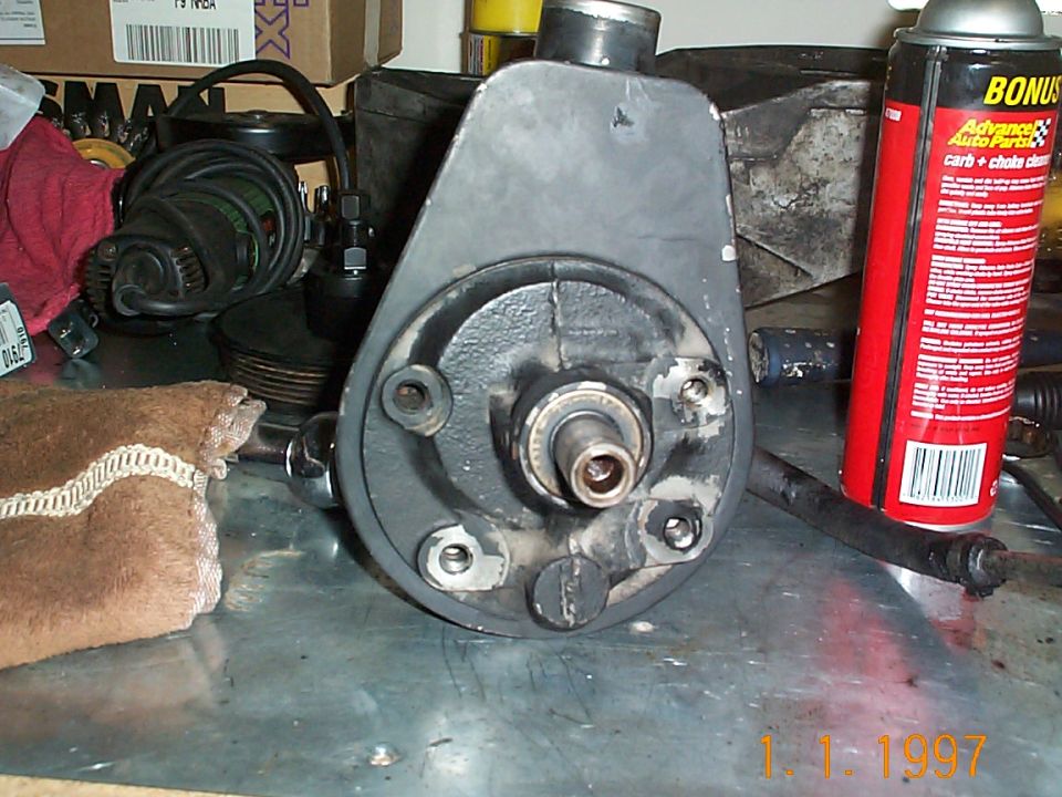 And the pump is rebuilt.